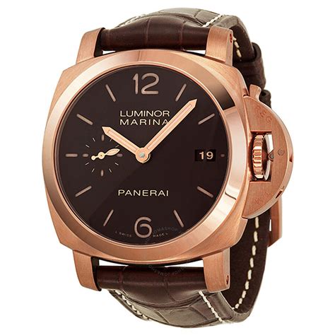 panerai rose gold luminor marina automatic|panerai luminor marina dimensions.